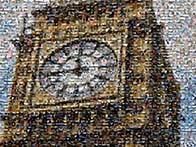 Photo Mosaic Clock Tower