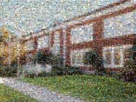Photo Mosaic An Elementary School Building