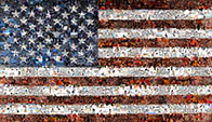 Photo Mosaic American Flag (Multi-size)