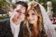 Photo Mosaic Candid Wedding Photo (Scatter V.2)