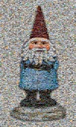 Photo Mosaic The Travelocity Gnome