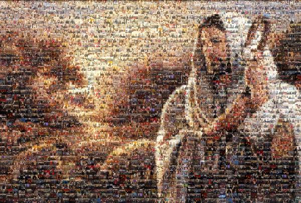 Holy Spirit photo mosaic
