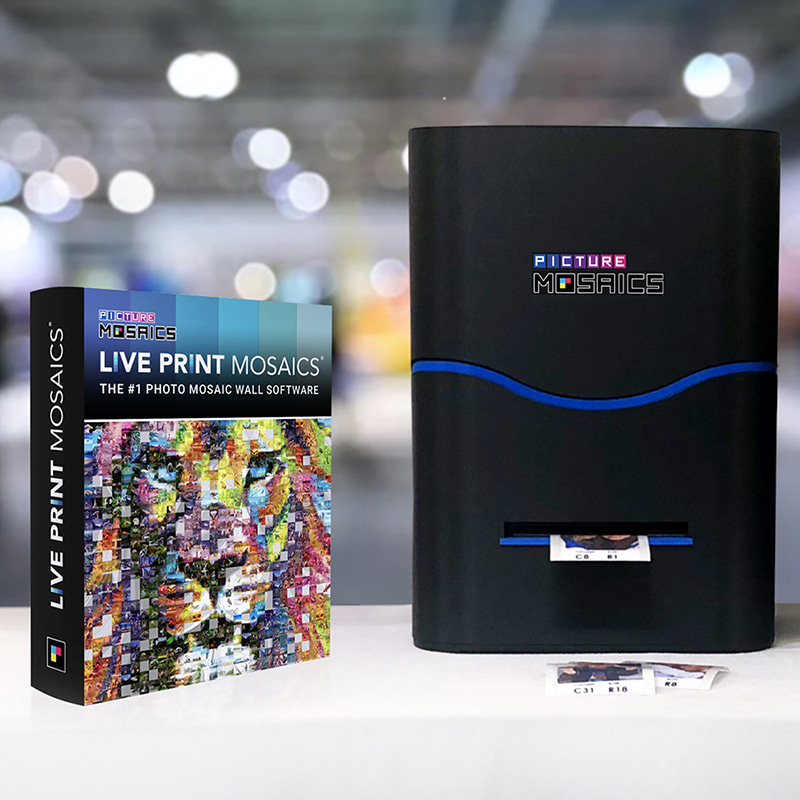 Live Print Photo Mosaic Software with a Pro-X1 printer