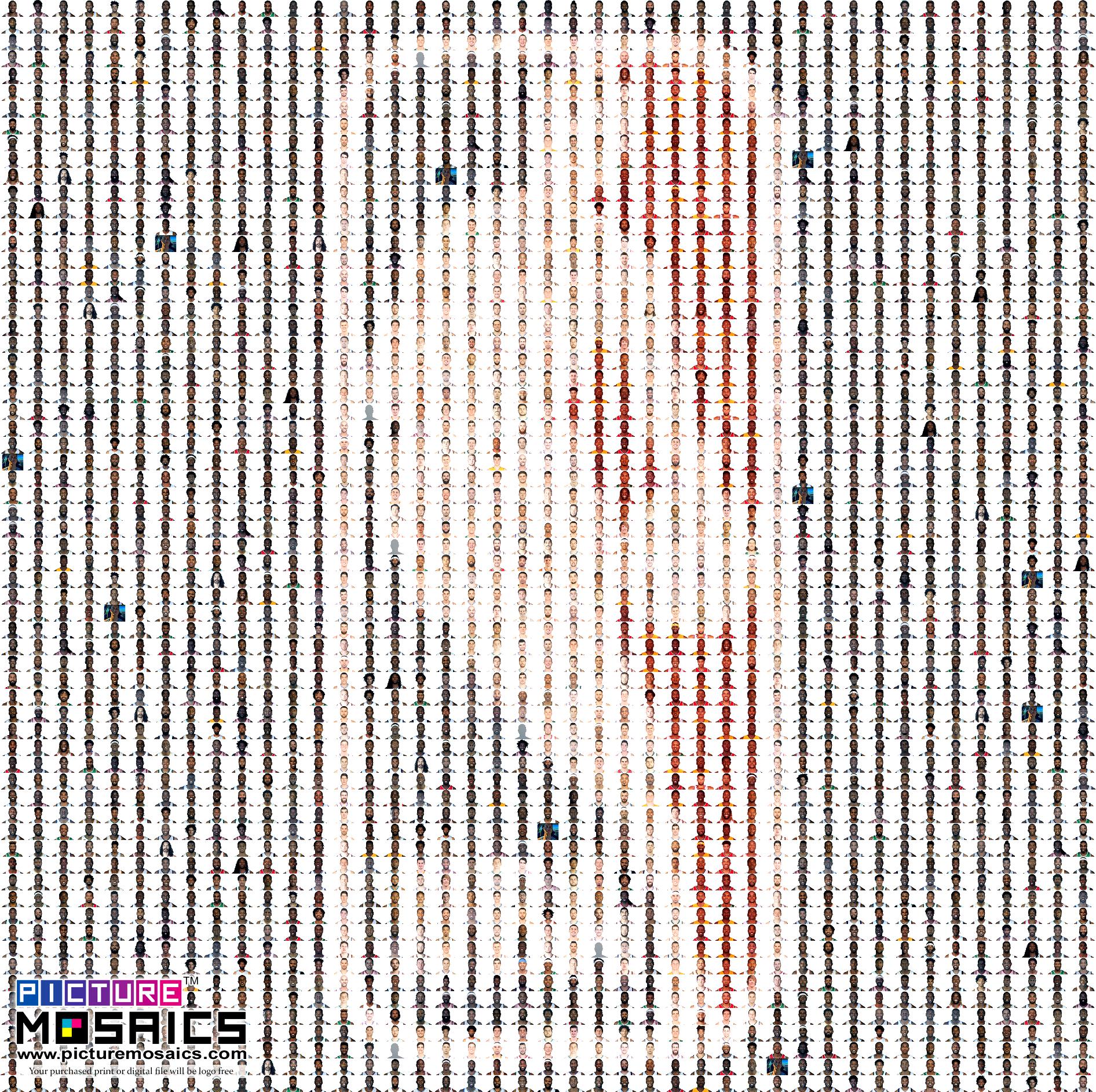 NBA Photo Mosaic Picture Mosaics