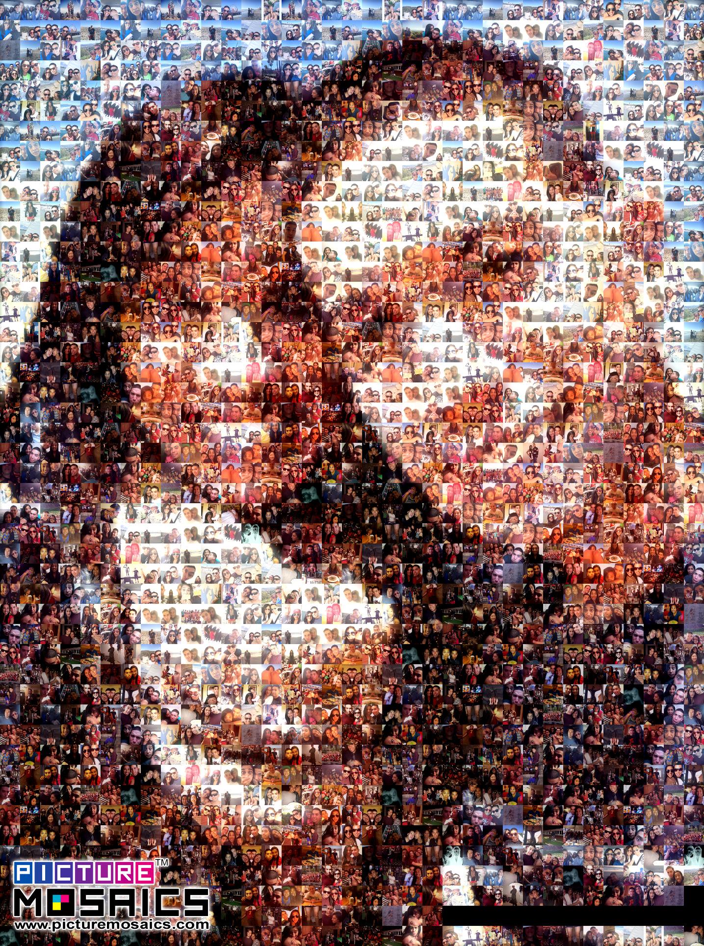 popular photo mosaic