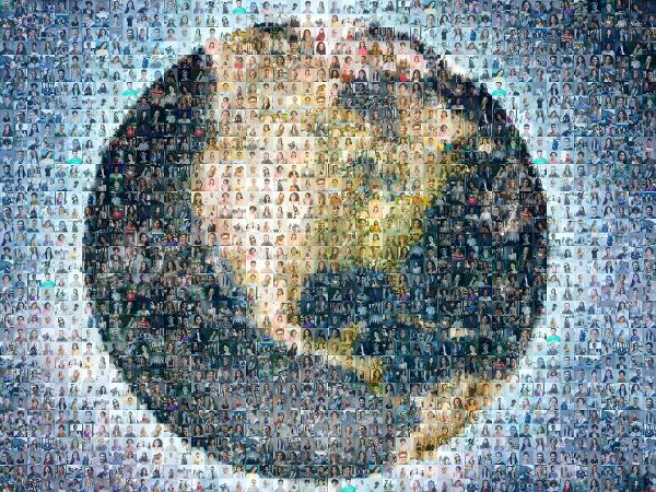 Earth photo mosaic