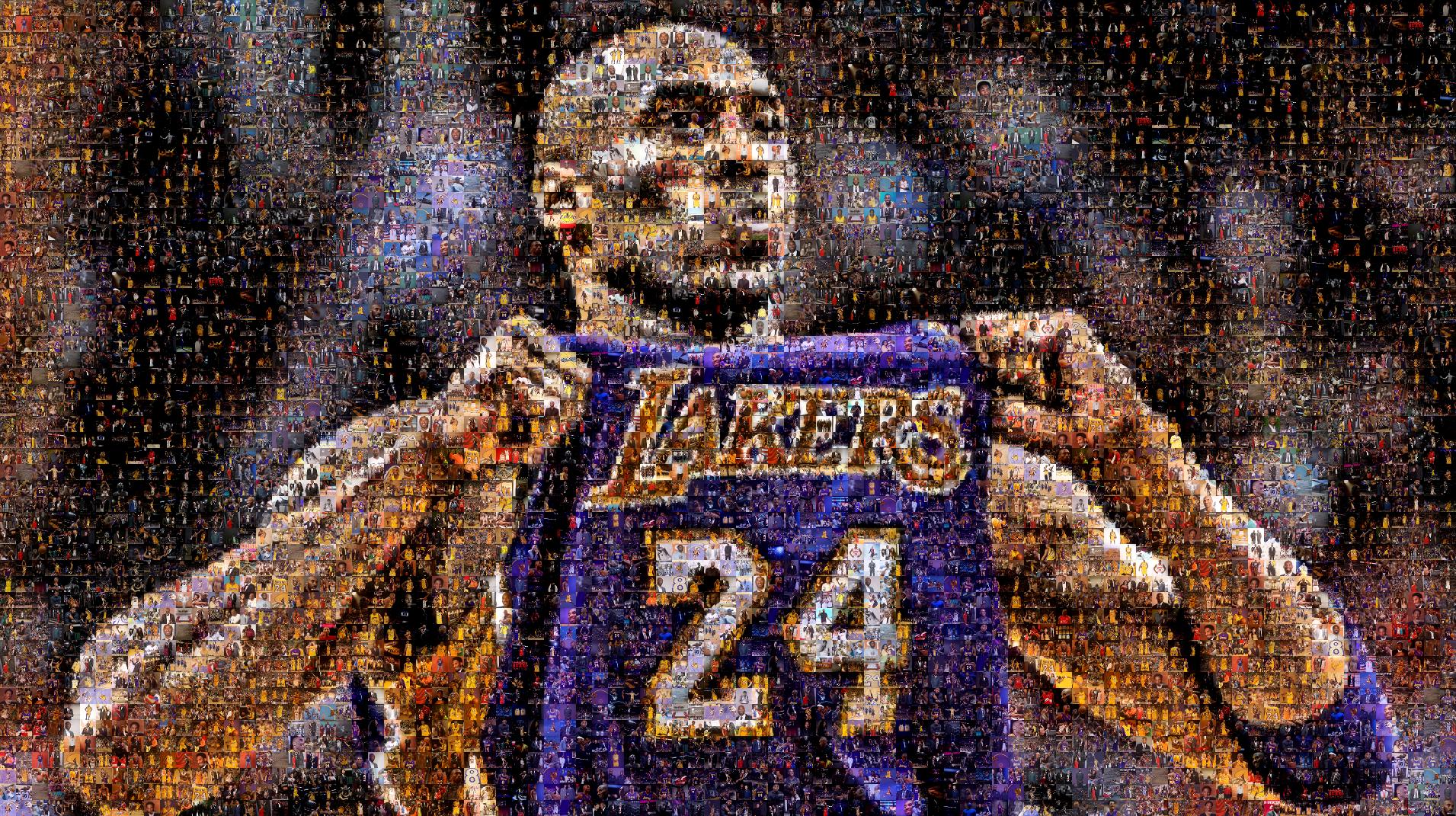 Kobe Photo Mosaic Picture Mosaics