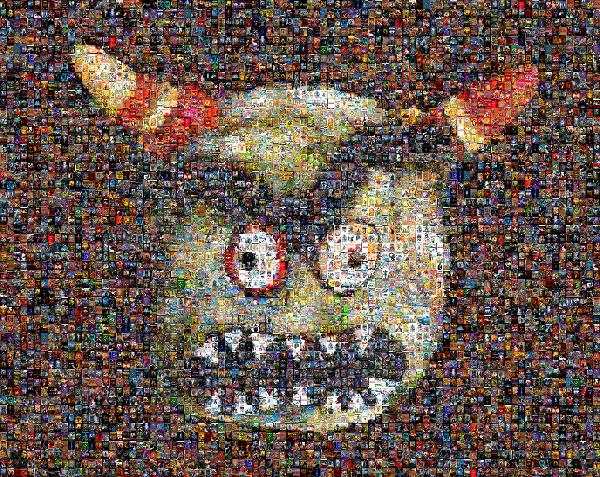 T-shirt photo mosaic