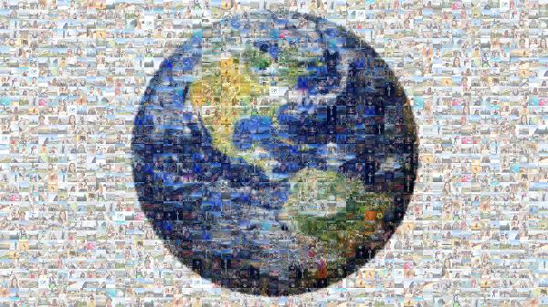 Earth photo mosaic