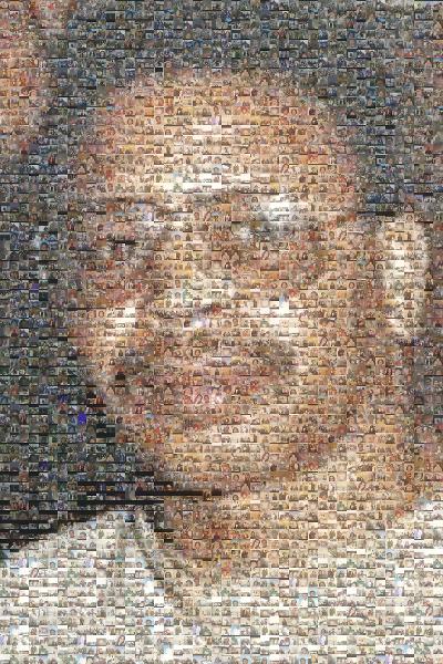 Senior photo mosaic