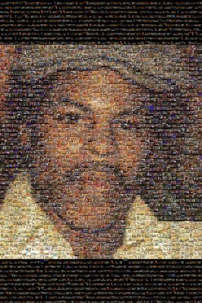 Forehead photo mosaic