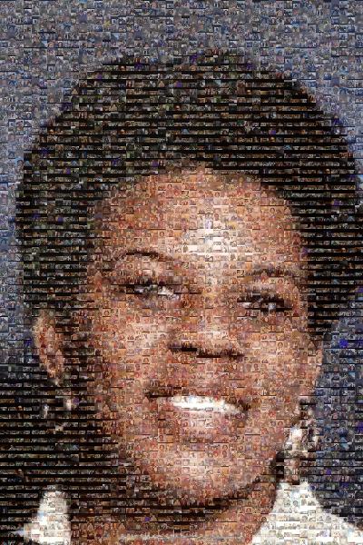 Head photo mosaic