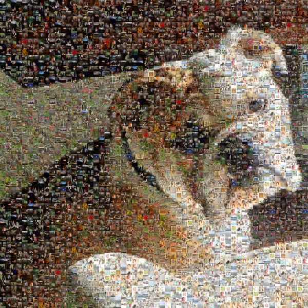 Bulldog photo mosaic