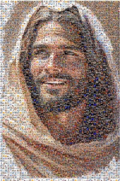 Art photo mosaic