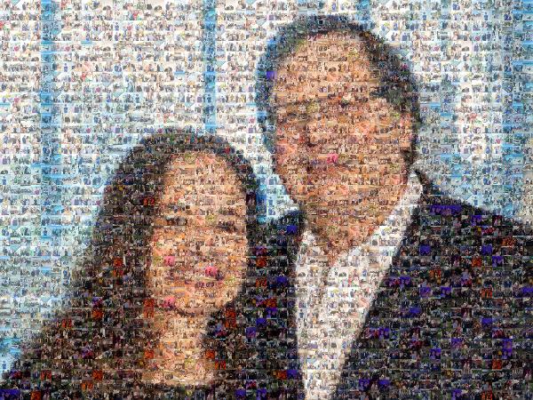 Gentleman photo mosaic