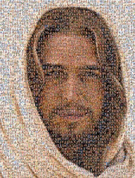 Diogo Morgado photo mosaic