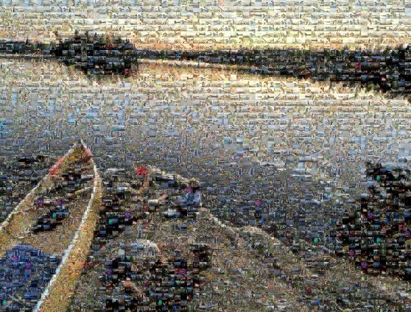 Canoe photo mosaic