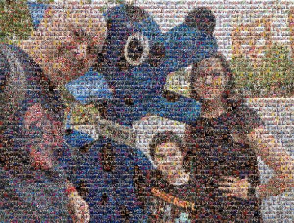 Tourism photo mosaic