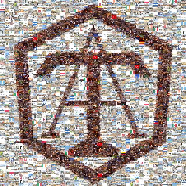 Symbol photo mosaic