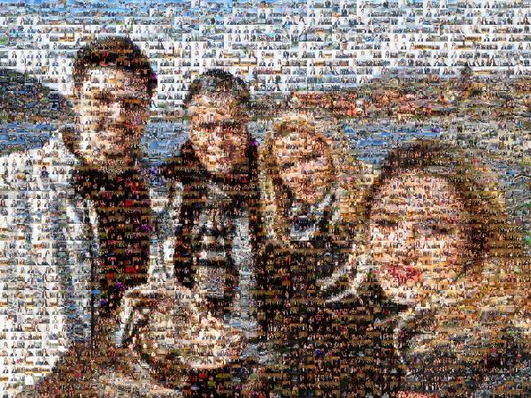 Dog photo mosaic