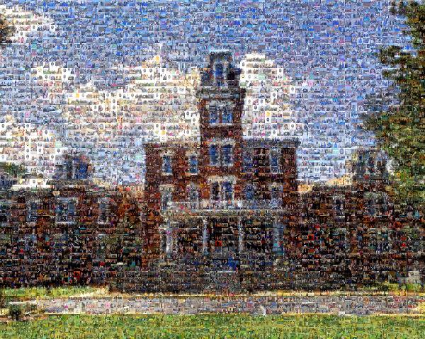 A Collegiate Hall photo mosaic