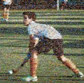 sports field hockey people athletes athletics faces distant
