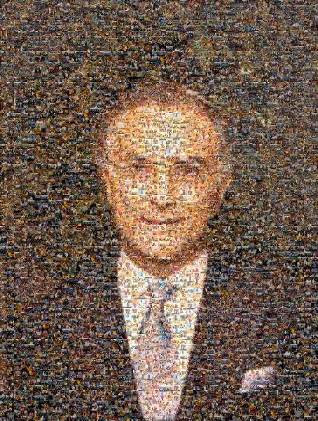 Rabbi Portrait  photo mosaic