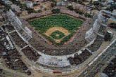 baseball field sports stadium chicago cubs pride athletic aerial 