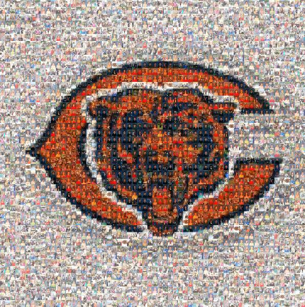 Bears Logo photo mosaic