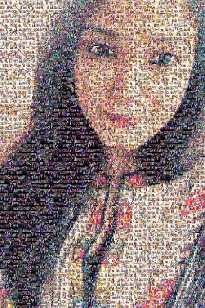 Portrait of a Girl photo mosaic