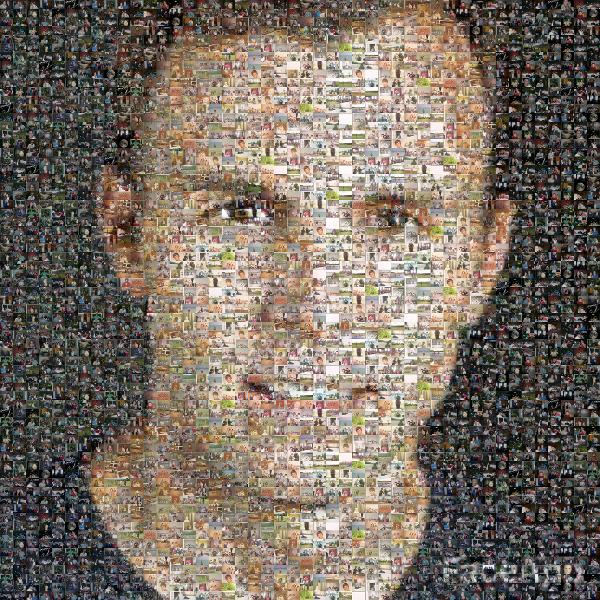 Close Up Portrait photo mosaic