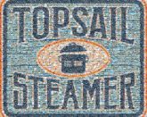 Topsail Steamer brands icons symbols logos graphics text words letters borders shapes 