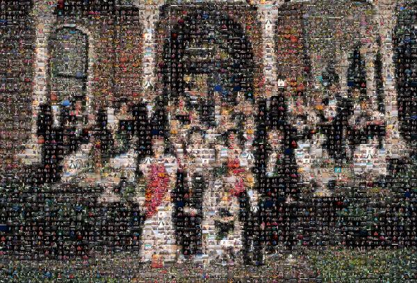 Wedding Families photo mosaic