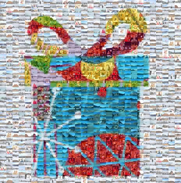 A Colorful Gift photo mosaic