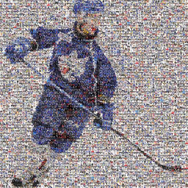 Hockey Fan Mosaic photo mosaic