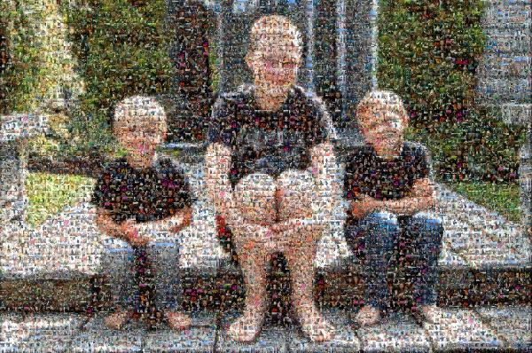 Brothers photo mosaic