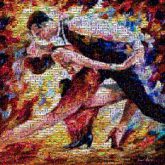 dancers dancing people faces portraits drawings paintings illustrations art abstract