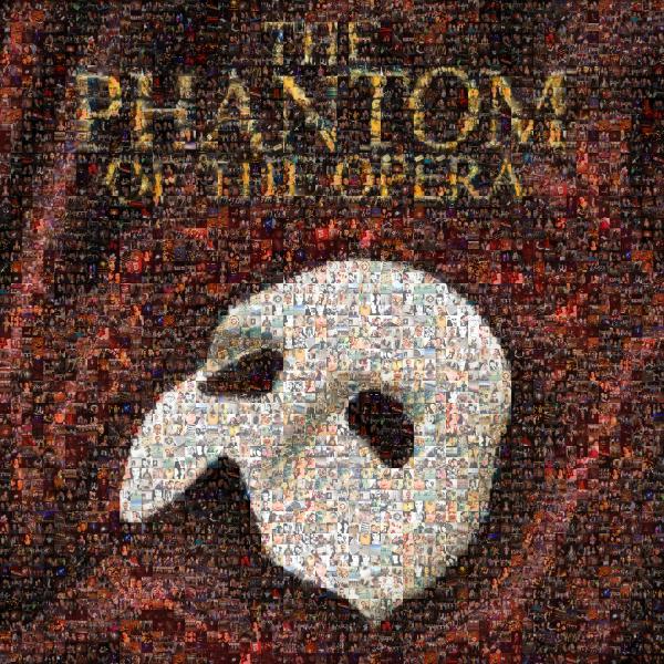 The Phantom of the Opera photo mosaic