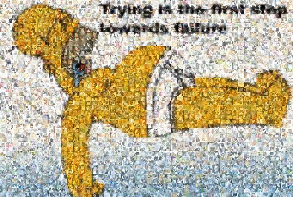 Homer photo mosaic
