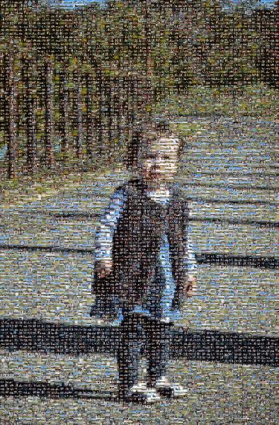 Young Child photo mosaic