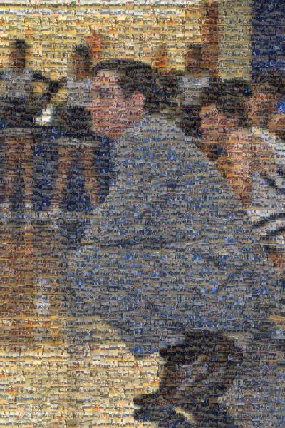 Basketball Coach photo mosaic