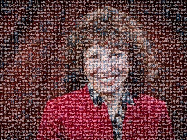 A Portrait of a Leader photo mosaic