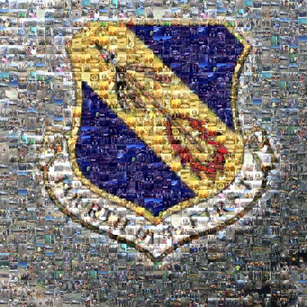 Fourth But First Badge photo mosaic