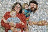 family families people groups distant distance faces portraits