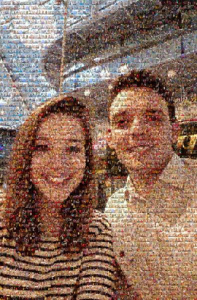 Happy Couple photo mosaic