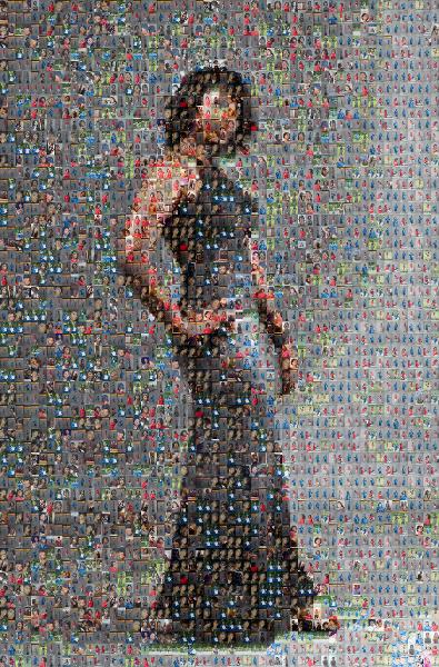 Glamorous Woman photo mosaic