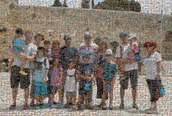 A Family Gathering photo mosaic