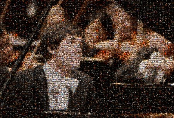 Orchestra Musician photo mosaic