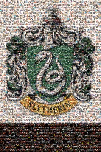 Slytherin Crest photo mosaic
