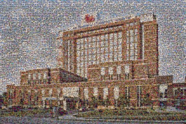 A Hospital photo mosaic
